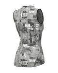 ALÉ Cycling tank top - INTIMO BREAK - grey