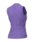 ALÉ Cycling sleeveless jersey - SOLID COLOR BLOCK LADY - purple