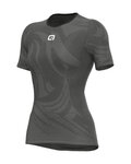 ALÉ Cycling short sleeve t-shirt - INTIMO ETESIA - black
