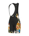 ALÉ Cycling bib shorts - PR-R KENYA LADY - yellow
