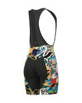 ALÉ Cycling bib shorts - PR-R KENYA LADY - yellow