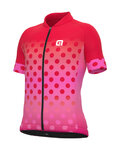 ALÉ Cycling short sleeve jersey - BUBBLE - red/pink
