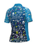 ALÉ Cycling short sleeve jersey - VIBES - turquoise