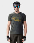 ALÉ Cycling short sleeve jersey - OFF ROAD - GRAVEL AWAY - grey