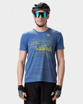 ALÉ Cycling short sleeve jersey - OFF ROAD - GRAVEL AWAY - blue