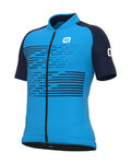 ALÉ Cycling short sleeve jersey - LOGO - light blue