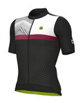 ALÉ Cycling short sleeve jersey - ZIG ZAG PR-S - black