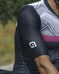 ALÉ Cycling short sleeve jersey - ZIG ZAG PR-S - black