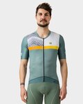 ALÉ Cycling short sleeve jersey - ZIG ZAG PR-S - green