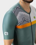 ALÉ Cycling short sleeve jersey - ZIG ZAG PR-S - green