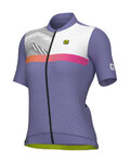 ALÉ Cycling short sleeve jersey - ZIG ZAG PR-S - purple