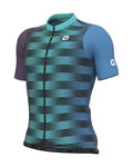 ALÉ Cycling short sleeve jersey - DINAMICA PRAGMA - blue/green