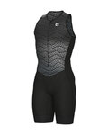 ALÉ Cycling skinsuit - DIVE TRIATHLON - black