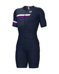ALÉ Cycling skinsuit - TRIGGER TRIATHLON - blue
