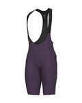 ALÉ Cycling bib shorts - MAGIC COLOUR PR-E - bordeaux
