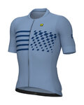 ALÉ Cycling short sleeve jersey - PLAY PR-E - blue