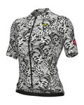 ALÉ Cycling short sleeve jersey - PAPILLON PR-E - white