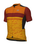 ALÉ Cycling short sleeve jersey - EARTH OFF ROAD - GRAVEL - yellow