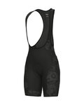 ALÉ Cycling bib shorts - NADINE PRAGMA - black