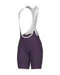 ALÉ Cycling bib shorts - MAGIC COLOUR PR-E - bordeaux