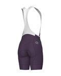ALÉ Cycling bib shorts - MAGIC COLOUR PR-E - bordeaux