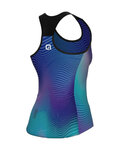 ALÉ Cycling sleeveless jersey - ONDA PRAGMA - blue