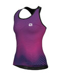 ALÉ Cycling sleeveless jersey - ONDA PRAGMA - purple