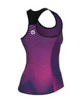 ALÉ Cycling sleeveless jersey - ONDA PRAGMA - purple