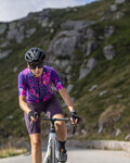 ALÉ Cycling short sleeve jersey - LEAF PR-S - pink