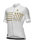 ALÉ Cycling short sleeve jersey - PLAY PR-E - white