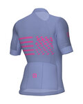 ALÉ Cycling short sleeve jersey - PLAY PR-E - purple