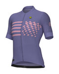 ALÉ Cycling short sleeve jersey - PLAY PR-E - purple