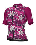 ALÉ Cycling short sleeve jersey - HIBISCUS PR-E - purple