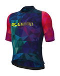 ALÉ Cycling short sleeve jersey - VALLEY PR-E - blue