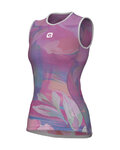 ALÉ Cycling tank top - WATERCOLOR INTIMO - purple