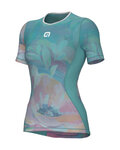 ALÉ Cycling short sleeve t-shirt - PAINT INTIMO - green