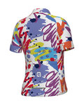 ALÉ Cycling short sleeve jersey - SKETCH KID - white
