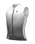 ALÉ Cycling sleeveless jersey - MODULAR PR-E - white