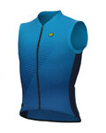ALÉ Cycling sleeveless jersey - MODULAR PR-E - light blue
