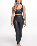 ATHLEEYA leggins - ESSENTIAL SHINE - black