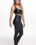ATHLEEYA leggins - ESSENTIAL SHINE - black