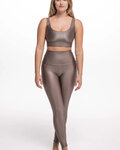ATHLEEYA leggins - ESSENTIAL SHINE - beige
