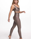 ATHLEEYA leggins - ESSENTIAL SHINE - beige
