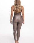 ATHLEEYA leggins - ESSENTIAL SHINE - beige