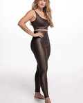 ATHLEEYA leggins - ESSENTIAL SHINE - brown