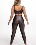 ATHLEEYA leggins - ESSENTIAL SHINE - brown