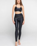 ATHLEEYA leggins - FASHION SHINE - black