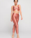 ATHLEEYA leggins - DANCE SHINE - bronze