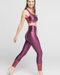 ATHLEEYA leggins - COFFEE SHINE - purple