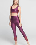 ATHLEEYA leggins - COFFEE SHINE - purple